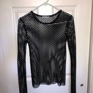 Mesh black shirt